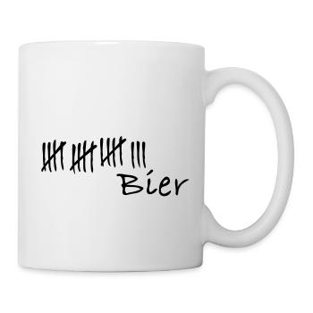 18 strokes beer - Mug - white - Right