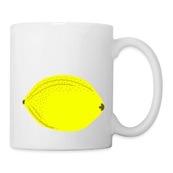 Bang Yellow Lemon, Fruit, Gift Idea - Mug - white - Right