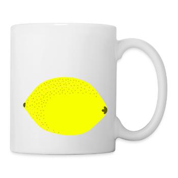 Bang Yellow Lemon, Fruit, Gift Idea - Mug - white - Right