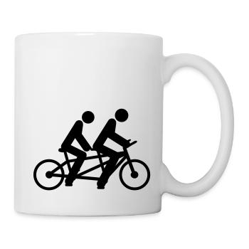tandem_1__f1 - Mug blanc - blanc - Droite