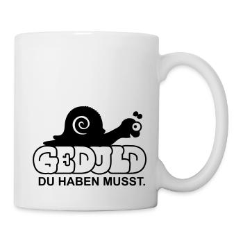 Geduld du haben musst (1c) - Mug - white - Right