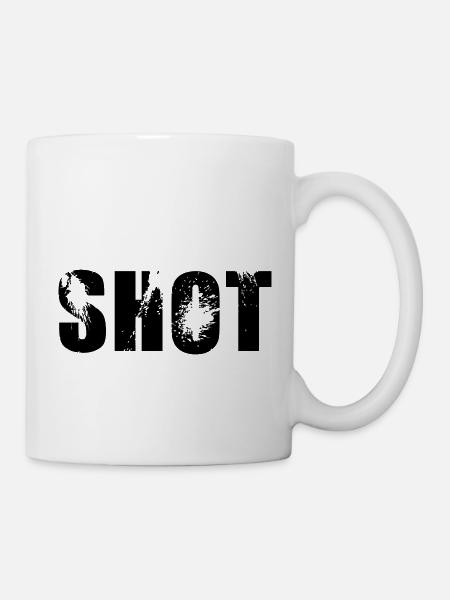 shot - Mug - white