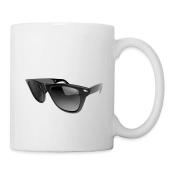 Lunettes de soleil - Mug blanc - blanc - Droite