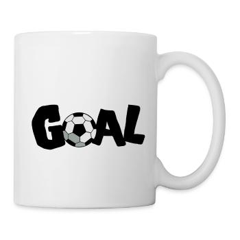 objectif de ballon de football! FOOTBALL! - Mug blanc - blanc - Droite