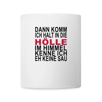 Hölle - Tasse - Weiß - Vorne