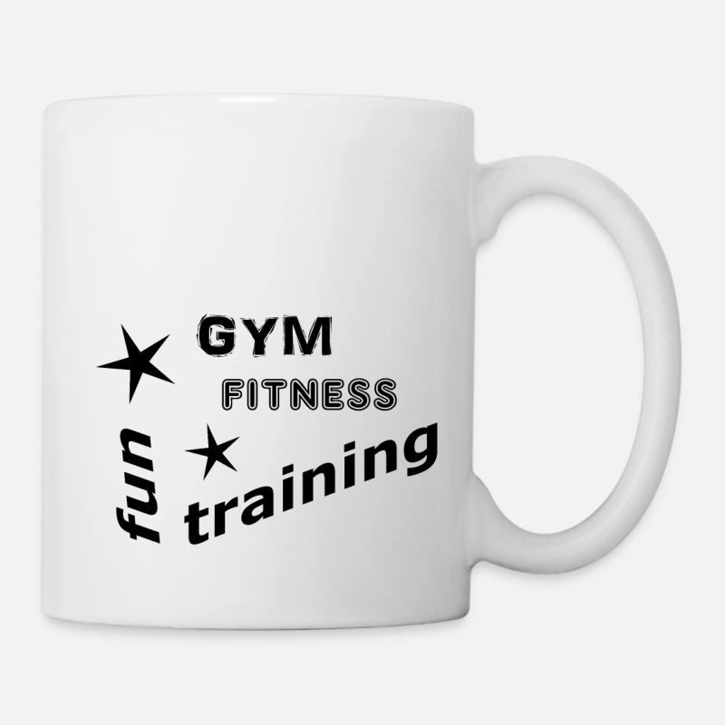 Fitness - Tasse - Weiß