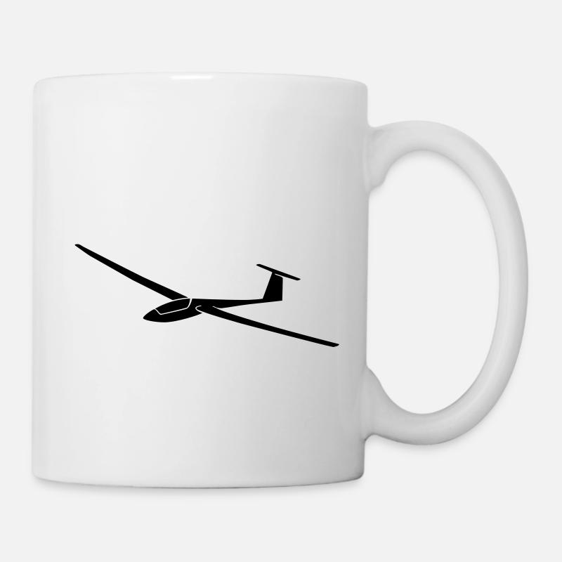segelflugzeug_8 - Tasse - Weiß