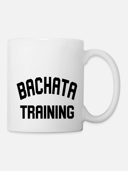 Bachata Training - Dance Shirt - Tasse - Weiß