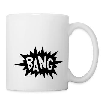 Bang Explosion Funny fun gift - Mug - white - Right