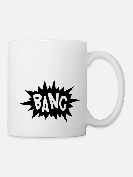 Bang Explosion Cadeau amusant amusant - Mug blanc - blanc