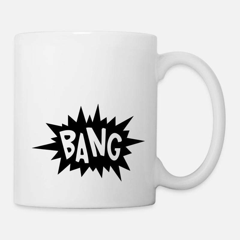 Bang Explosion Cadeau amusant amusant - Mug blanc - blanc