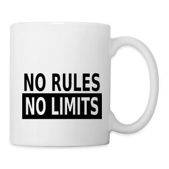 No Rules No Limits - Mug - white - Right
