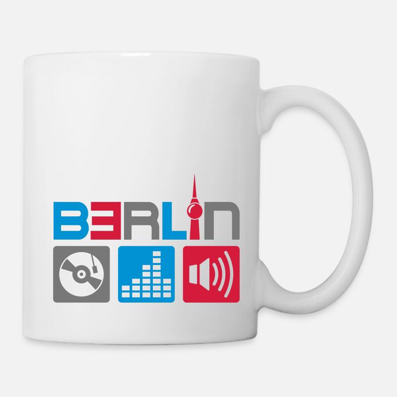 Berlin Musik - Tasse - Weiß