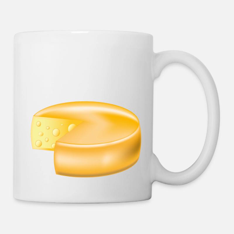 Käse - Tasse - Weiß