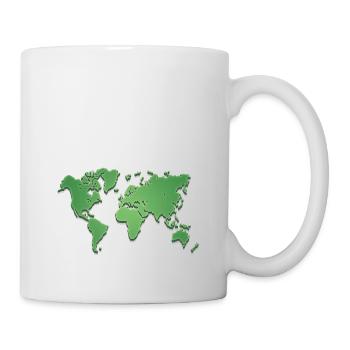 World world map - Mug - white - Right
