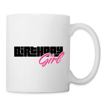 fille d'anniversaire - Mug blanc - blanc - Droite