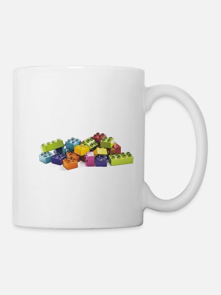 Building blocks - Mug - white