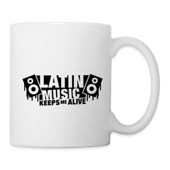 latin__music___f1 - Mug blanc - blanc - Droite