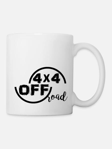 4x4 Off Road - Tasse - Weiß