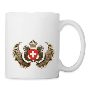 schweiz-flugel - Tasse - Weiß - Rechts