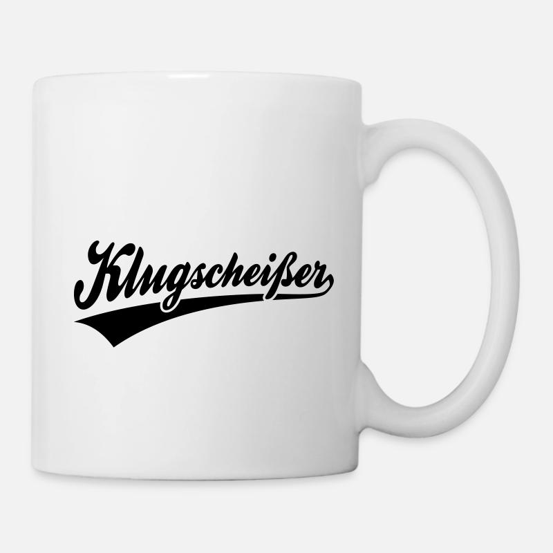 Geek Pride: Klugscheißer - Mug - white