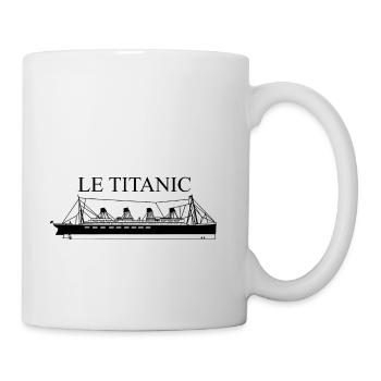 Schiff der Titanic - Tasse - Weiß - Rechts
