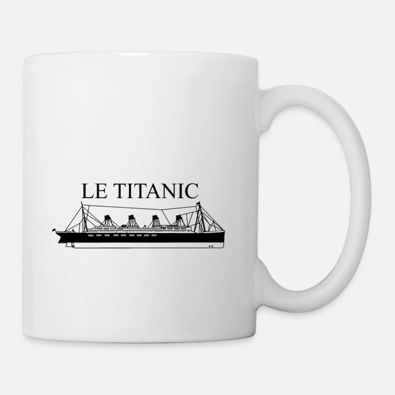 ship titanic - Mug - white