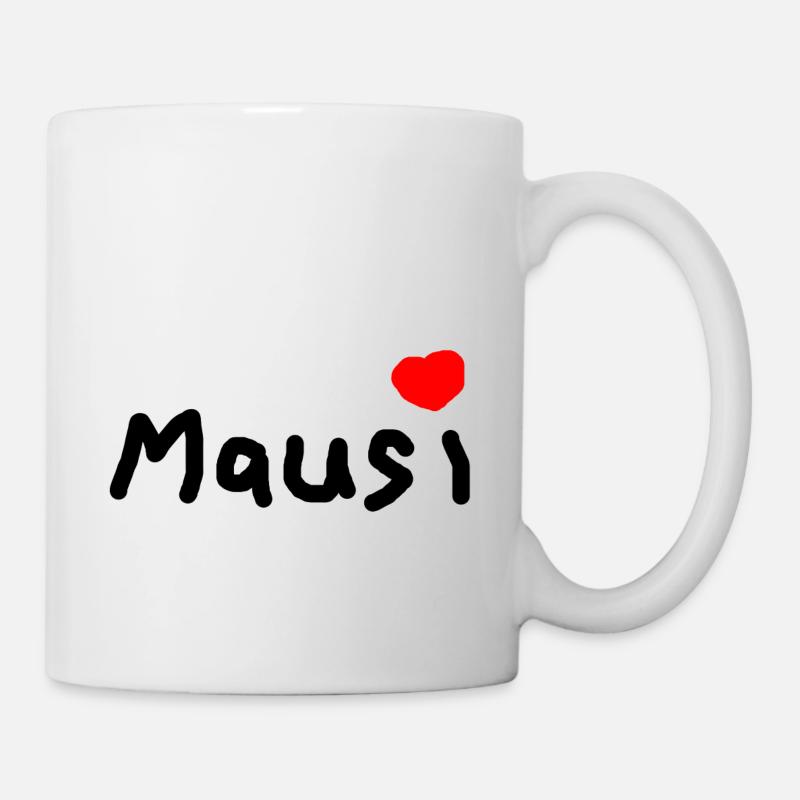 Mausi - Tasse - Weiß