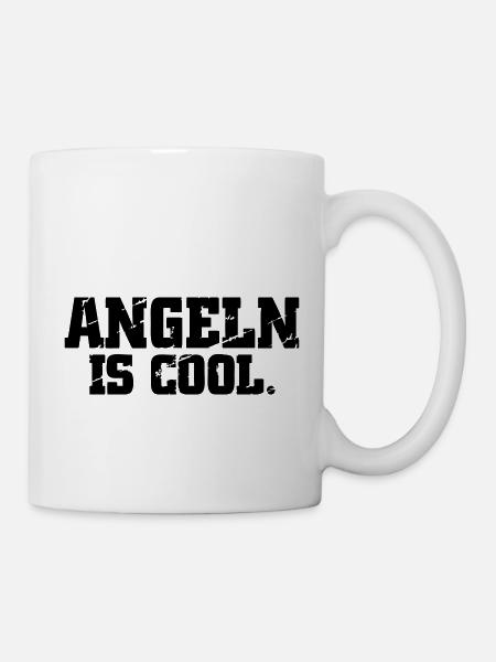 Angeln - Tasse - Weiß