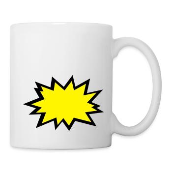 kapow - Mug blanc - blanc - Droite