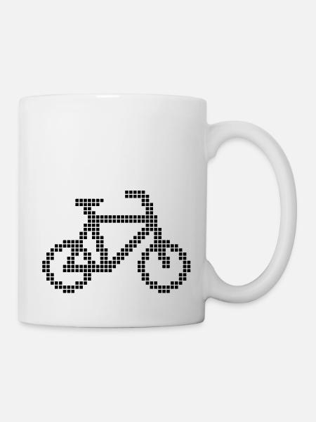 bike cycling - Mug - white