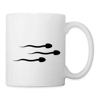 sperm__f1 - Tasse - Weiß - Rechts