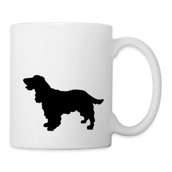 Cocker Spaniel chien - Mug blanc - blanc - Droite
