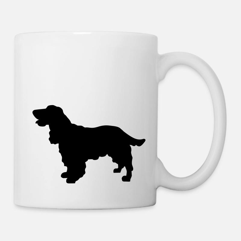 Cocker Spaniel chien - Mug blanc - blanc
