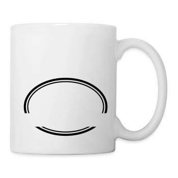 Kreis offen - Tasse - Weiß - Rechts