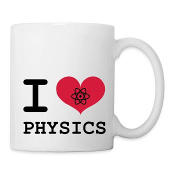 I Love Physics ! - Mug blanc - blanc - Droite