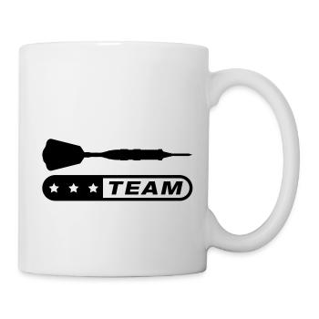 darts_team_wu1 - Tasse - Weiß - Rechts