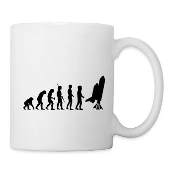 evolution_astronaut_g1 - Mug blanc - blanc - Droite