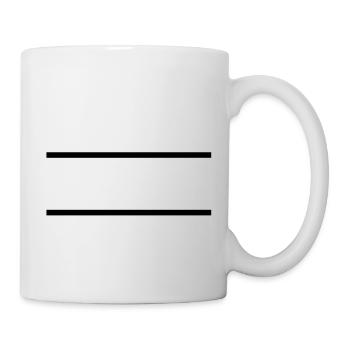 doppelstrich_f1 - Mug blanc - blanc - Droite