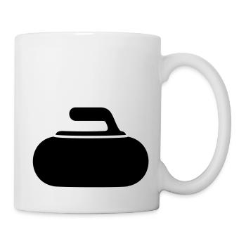 Curlingstein Curling Curler - Tasse - Weiß - Rechts