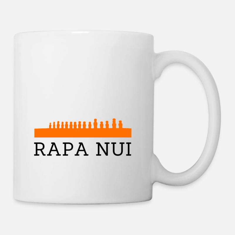 RAPA NUI - Osterinsel Hermes - Creafant - Tasse - Weiß
