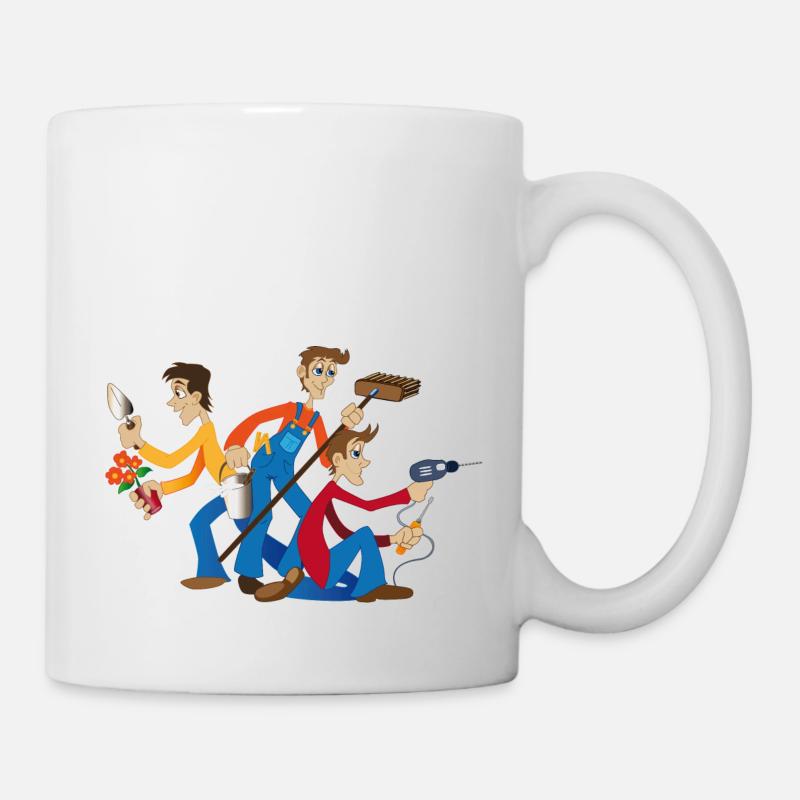 bricoleurs - Mug blanc - blanc