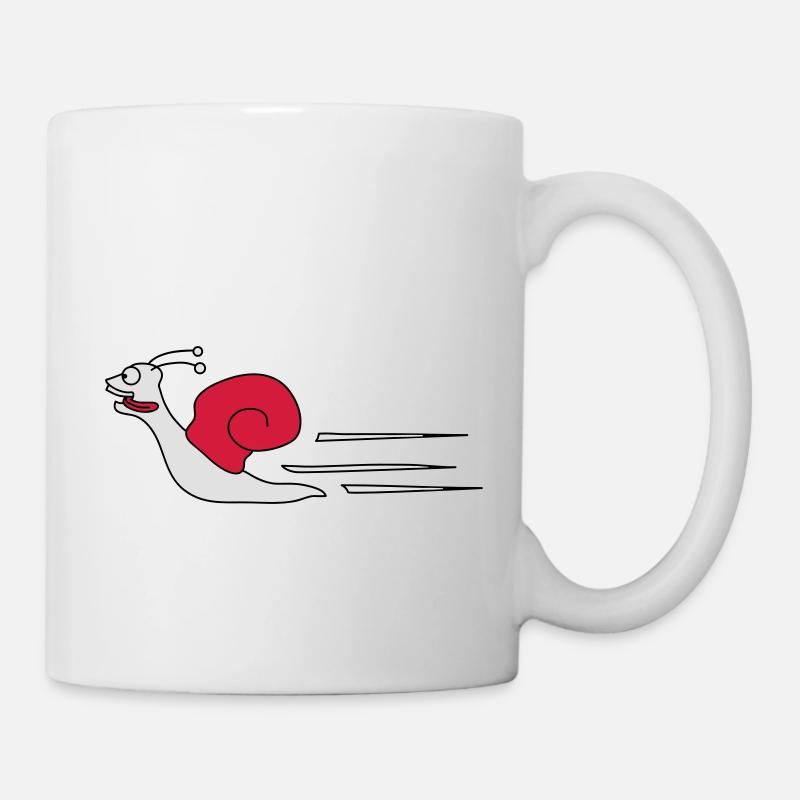 Fast Snail - Tasse - Weiß
