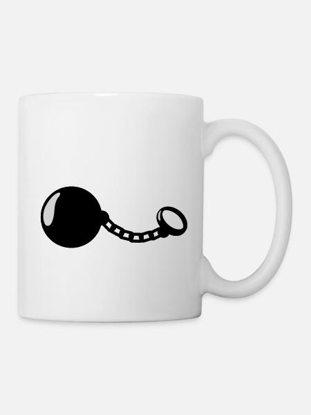 Prison Ball - Mugg - vit