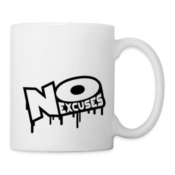 No Excuses - Mug - white - Right
