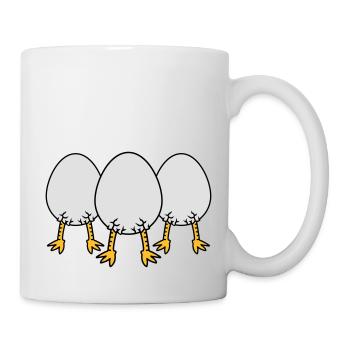 Chick In Egg Crew - Mug - white - Right
