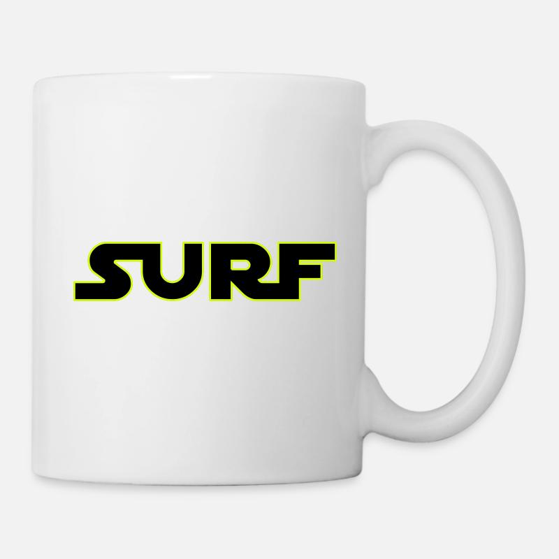 surf si fi - Mug blanc - blanc