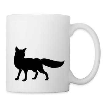 fuchs - Tasse - Weiß - Rechts