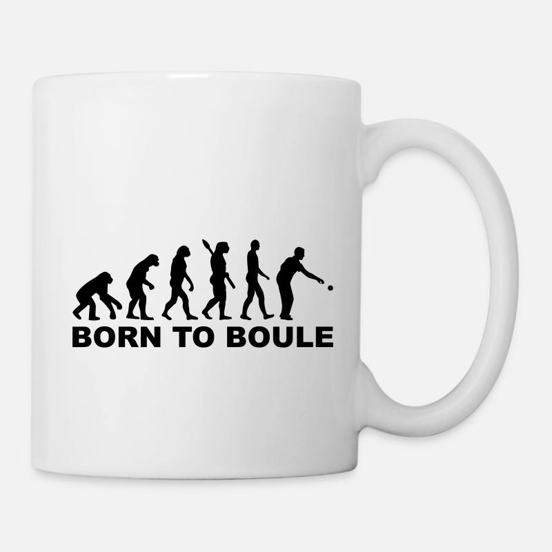 Pétanque Évolution - Mug blanc - blanc