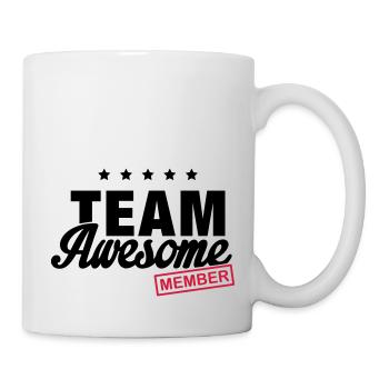 team_awesome_member_f2 - Mug - white - Right